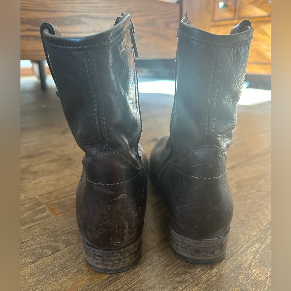 Frye Melissa Button Boot - Dark Brown - image 5